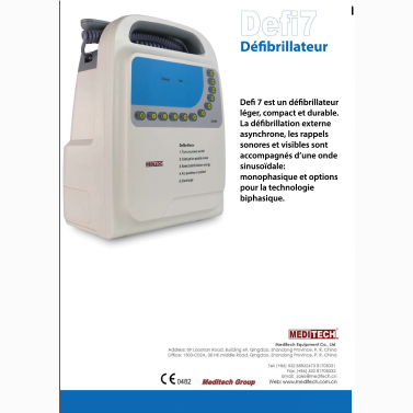 Défibrillateur monophasique Defi7