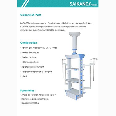 Colonne d’endoscopie Sk-P024