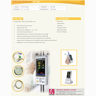 Moniteur de surveillance Portatif PC100